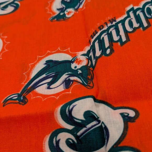 NFL Miami Dolphins 1999 Bandana Handkerchief Vintage - Picture 10 of 12
